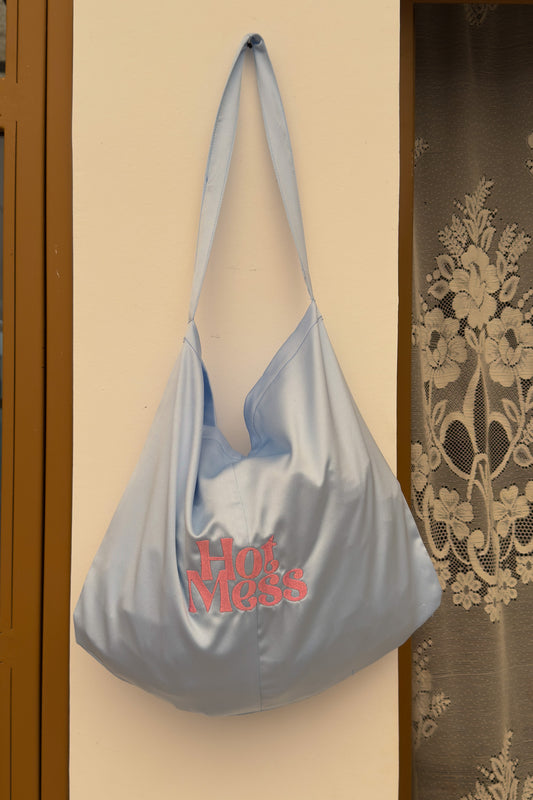 Tote bag baby blue