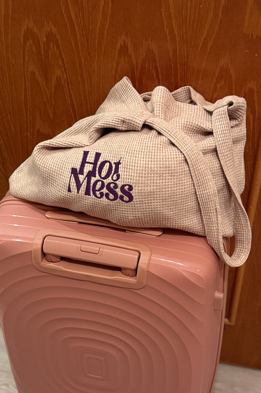 Stretchy Tote bag dusty pink