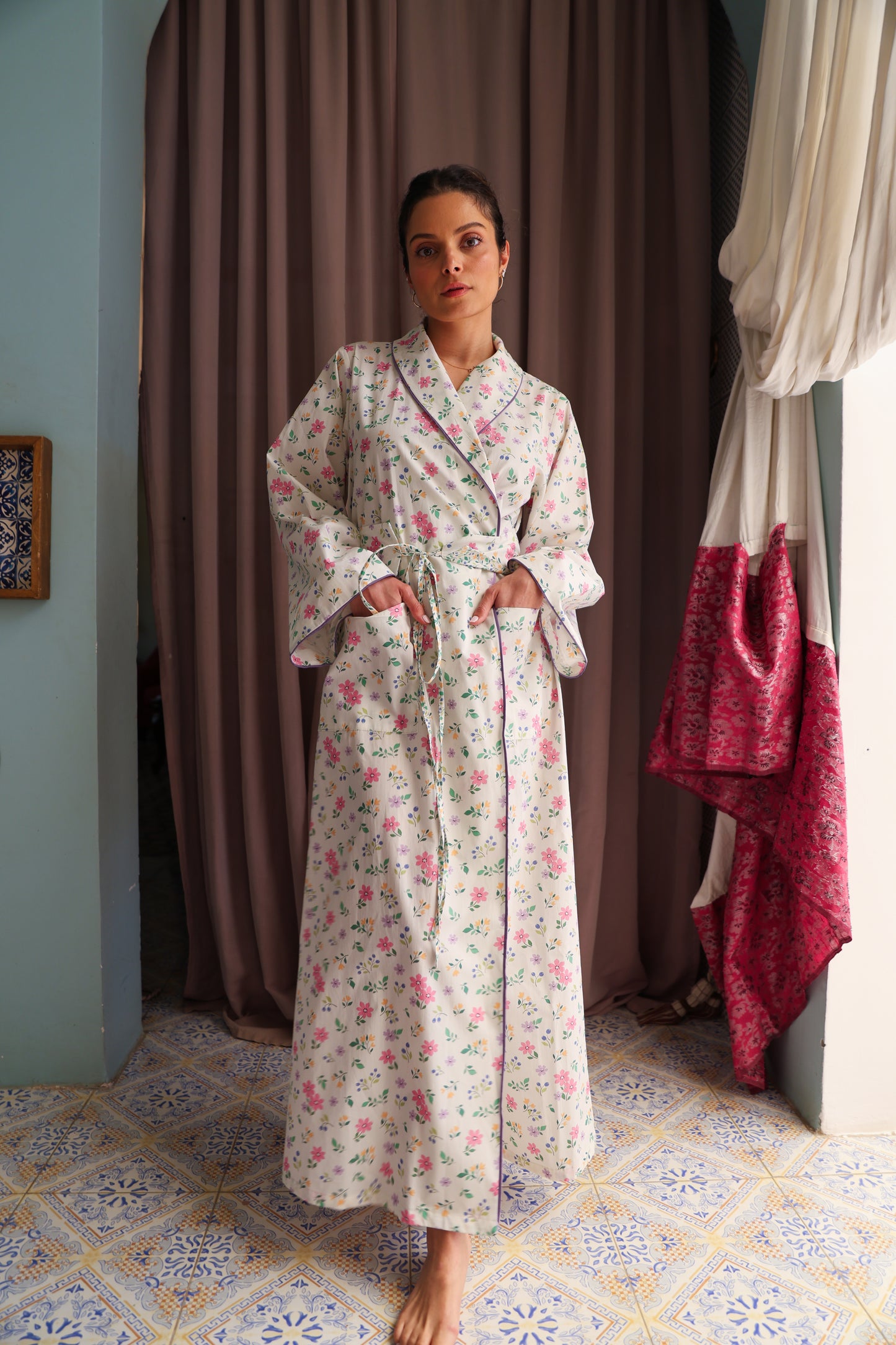 Floral Maxi Robe